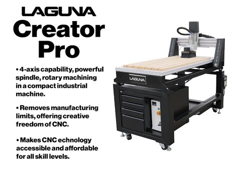 laguna tools creator desktop cnc router machine|lagunacnc.